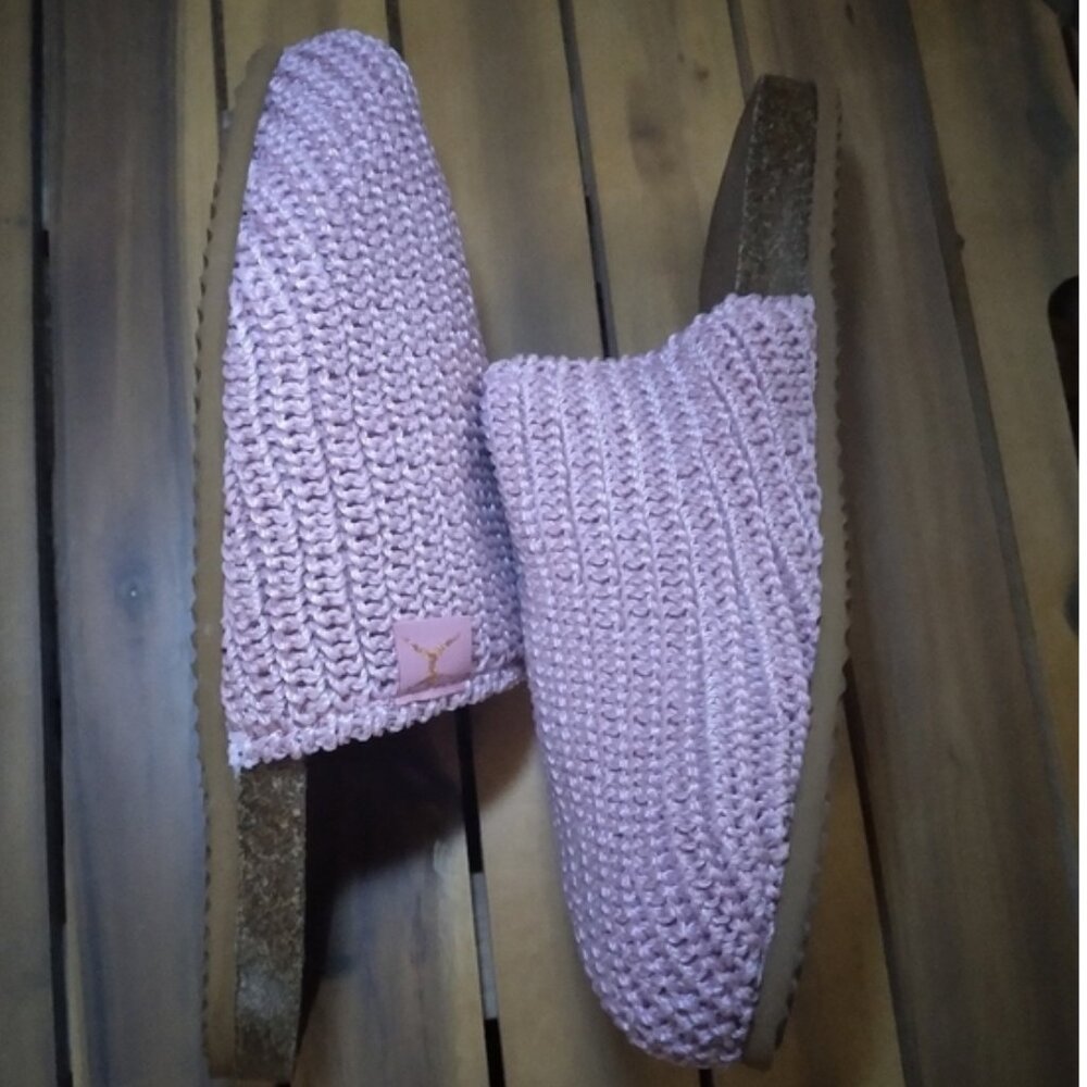 Danskin Women's Woven Slip-On Slide Mules Sz 9  NWT - Picture 3 of 6